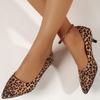 Wiosenne letnie wysokie obcasy damskie z nadrukiem w panterkę seksowne szpilki szpiczaste czółenka wygodne 5cm średnie obcasy damskie buty robocze