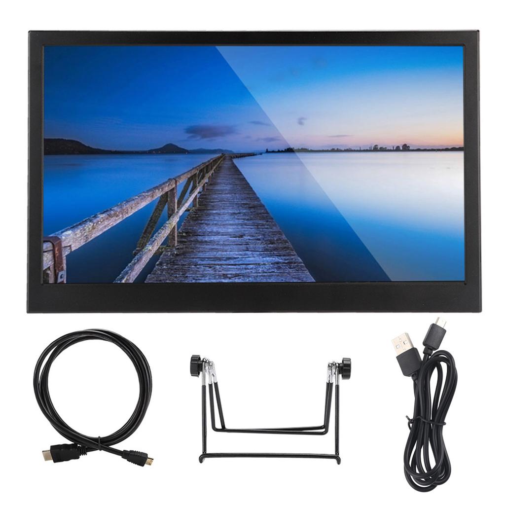 Universal 15.6in Display IPS Screen 1080P Ultra Thin Portable Screen Double mini HDMI Input for Multiple Purpose