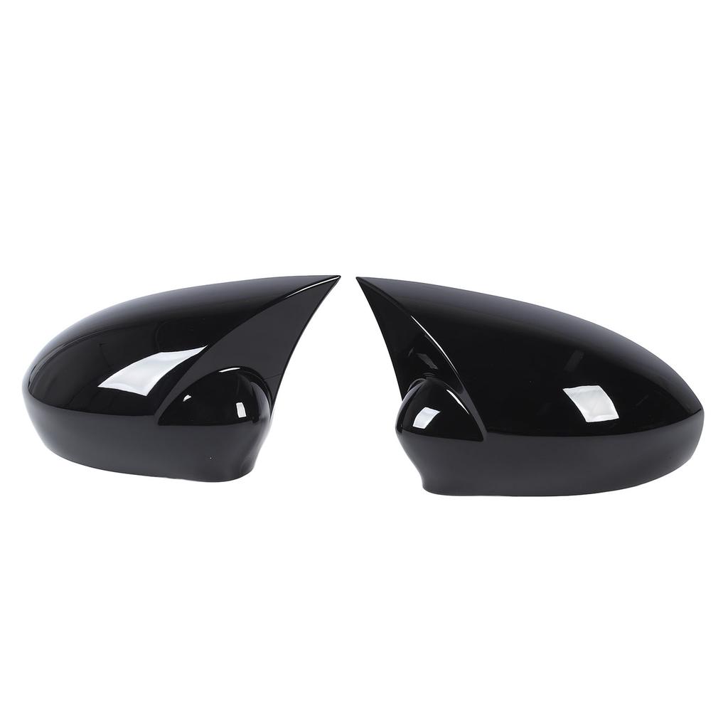 Side Mirror Cap Cover 735417229 Glossy Black Rearview Wing Mirror Cover for Grande Punto DAL EVO DAL