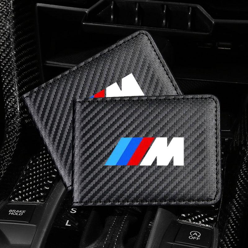 RPGN6 Car Driver's License Driving Document ID Credit Bag Sticker For BMW M Power X1 E84 X3 F25 X5 E53 X6 E71 Ix3 I3 320i 330d M4 1 3