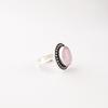 Pink Cat's Eye Gemstone 925 Sterling Silver Jewelry Handmade Anniversary Ring RR-62-40