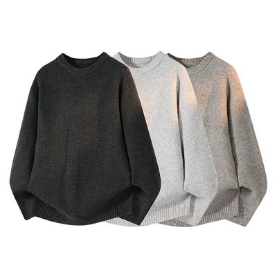 Herbst- und Winterpullover für Männer und Paare, lockere und lässige Herren-Strickpullover, Herren-Strickpullover mit langen Ärmeln