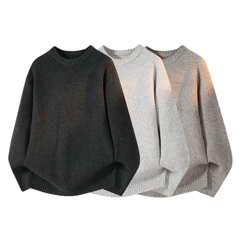 Autumn And Winter Sweaters For Men's Couples, Loose And Casual Men's Knitted Sweaters, Men's Long Sleeved Knitted Sweaters