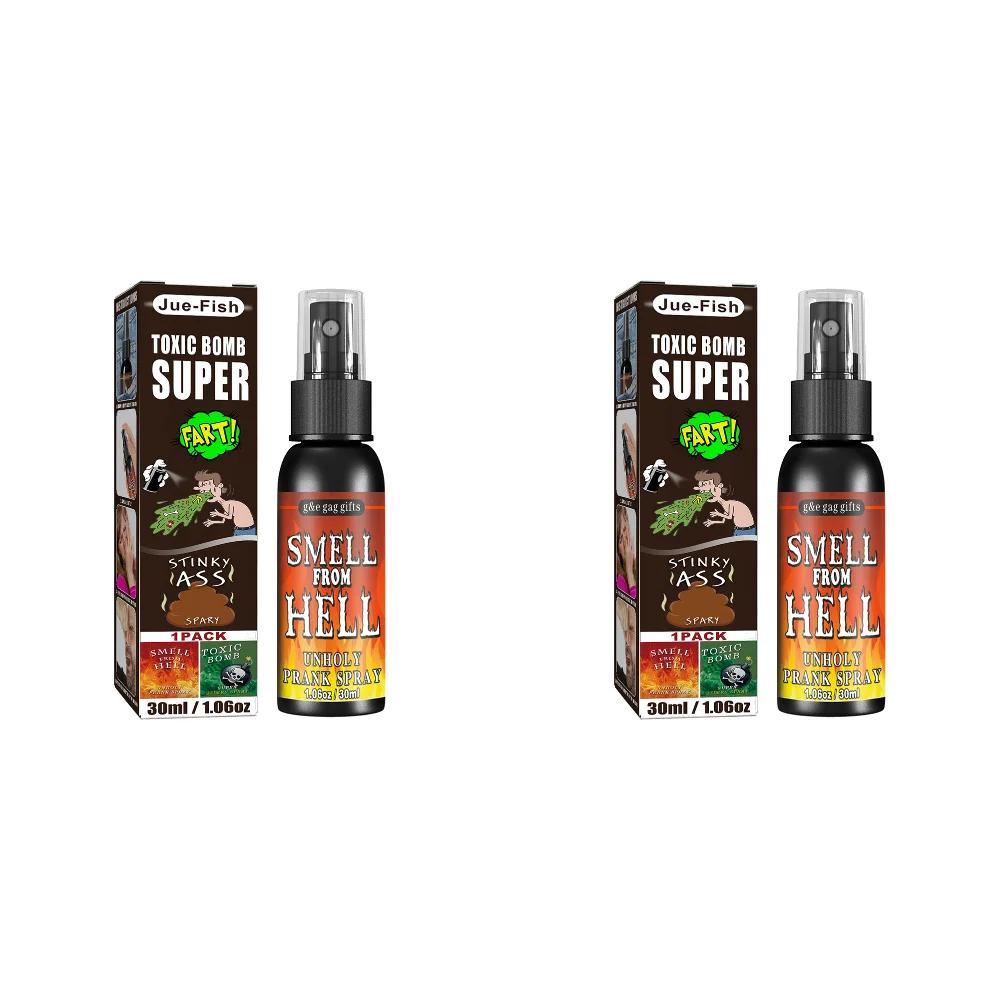 1-5pcs 30ml Fart spray Halloween Props Non Toxic Spoof Odor Stinky Terrible Smell Spray Party Supplies Halloween Toys