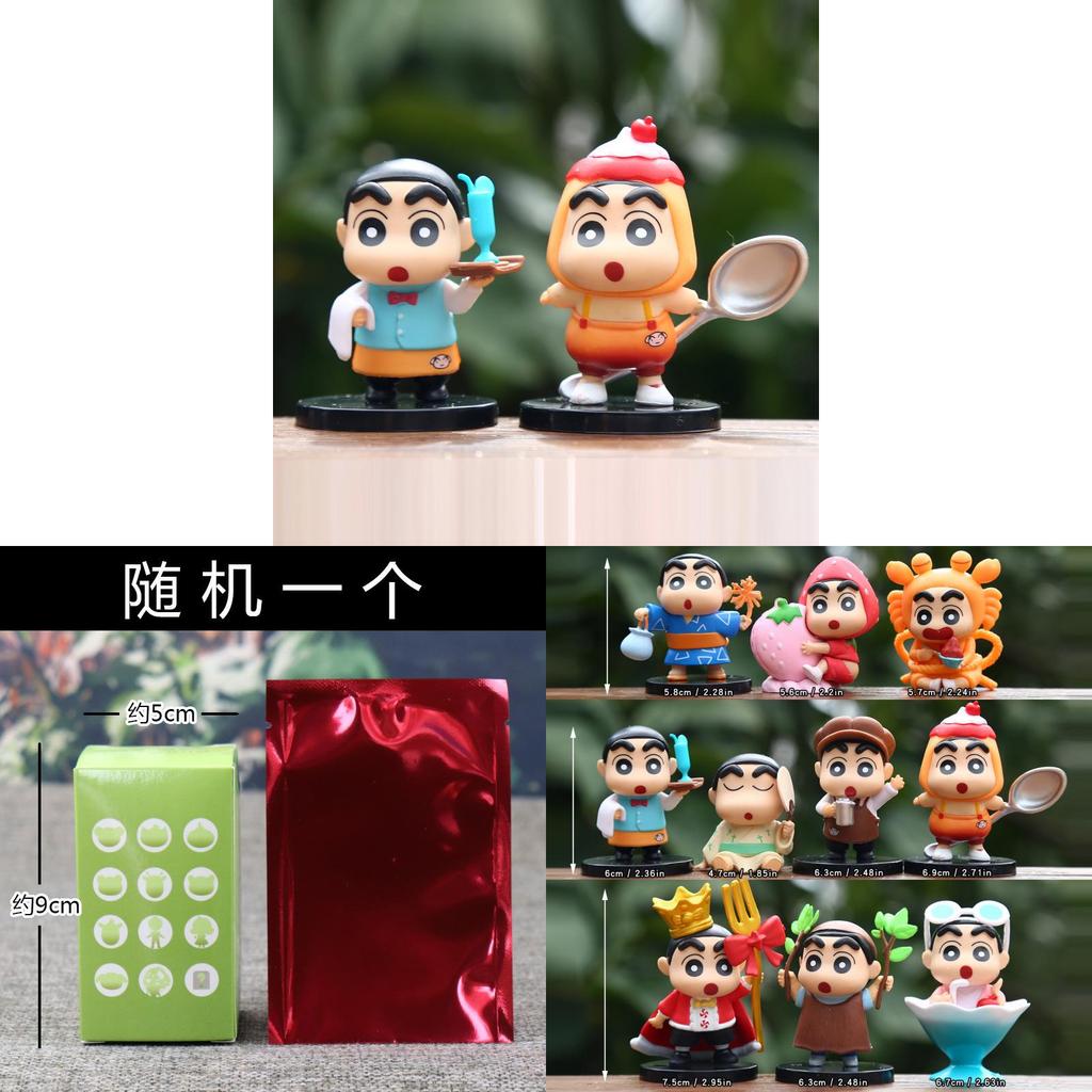 Crayon Shin Chan PVC-Sammelfiguren-Set für Kinder und Sammler