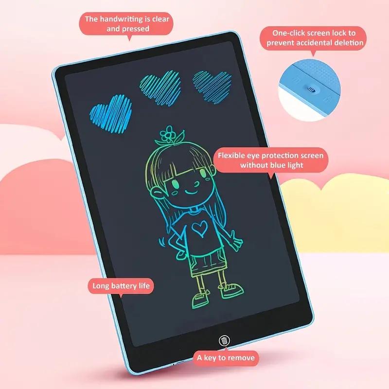 2 Stück 8,5 Zoll Kinder elektronisches Schreibpad LCD Schreibpad magnetisches Schreibpad