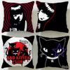 Cartoon Character Emily the Cool Strang Cushion Cover Soft & Easy-Wash Pillow Case – Versatile for Couch, Bed, Travel and Office