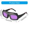 Adjustable Solar Auto Darken Welding Glasses with Comfortable Straps for Eye Protective Auto Darken Welding Goggles