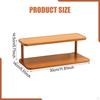 Storage Shelf, 2-tier, for Kitchen Cabinets, Cups And Perfume, Office, Bedroom, Sculptures Toys