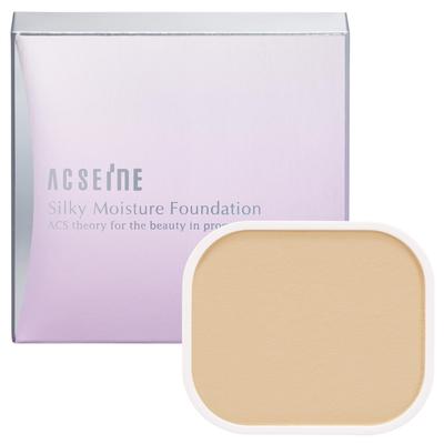 ACSEINE Silky Moisture Foundation N O10 [Refill] (Powder Foundation) (Light Ocher)