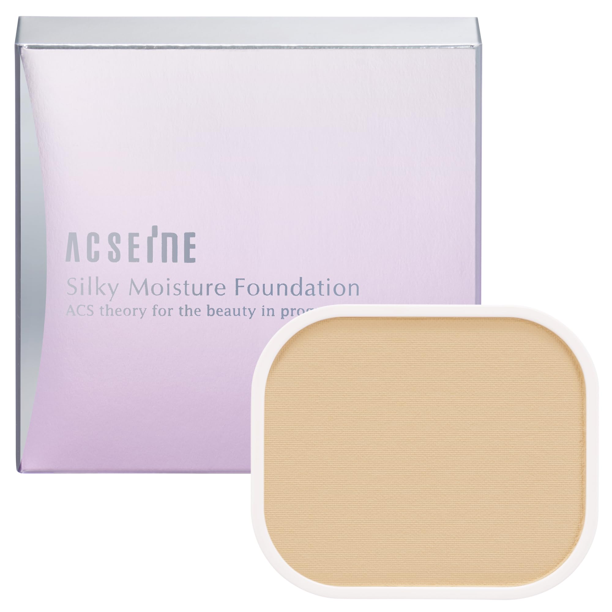 

ACSEINE Silky Moisture Foundation N O10 [Refill] (Powder Foundation) (Light Ocher)