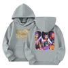 Child Fashion Lightweight Long Sleeve Pullover With Pockets  Print Hoodie