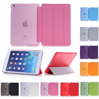 Ultra-thin Slim Tablet Case for iPad Mini 5 4 2019 7.9" Flip Magnetic Folding Stand PVC Cover for iPad 7th Gen Air 2 1 9.7inch Pro11 Flip Smart Case