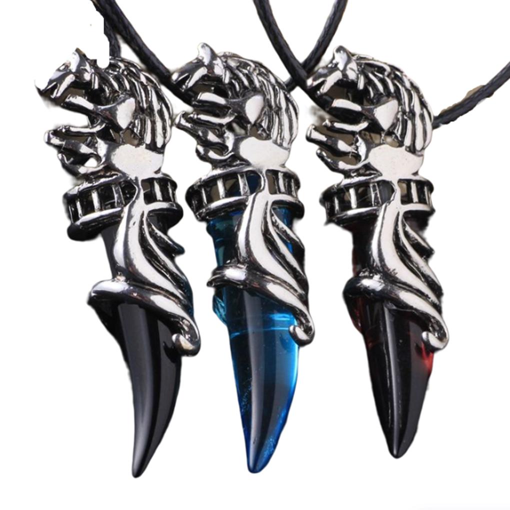 Wolfszahn Halskette Geschenke Einzigartige Halsdekoration Herren Geschenk Zubehör Schmuck Aufhängung Mode Stilvolles Ornament Anhänger