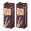 FLAIR Woody 0.7 mm Ball Pen Combo Pack of 2 x 10 pcs Blue & Black Ink Pens Attractive Woody Design For Office Home & School Use