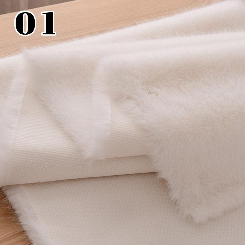 

50*180cm Thicken High-end Simulation Fox Fur Fabric Fluffy Artificial Fur Fabric Diy Fur Clothing Fursuit Fur Collar Vest Scarf 50x180cm