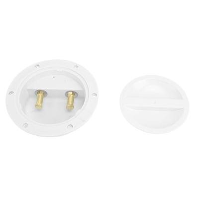 Electric Agitation Fishing Junction Box DC 6 To 32V Water Resistant Boat Junction Box for RVs Yachts Ships White