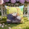 Cartoon W-Who M-Made Me a P-Princess Cushion Cover Home & Car Dual-Scene Pillow Cover: Reversible for Premium Comfort