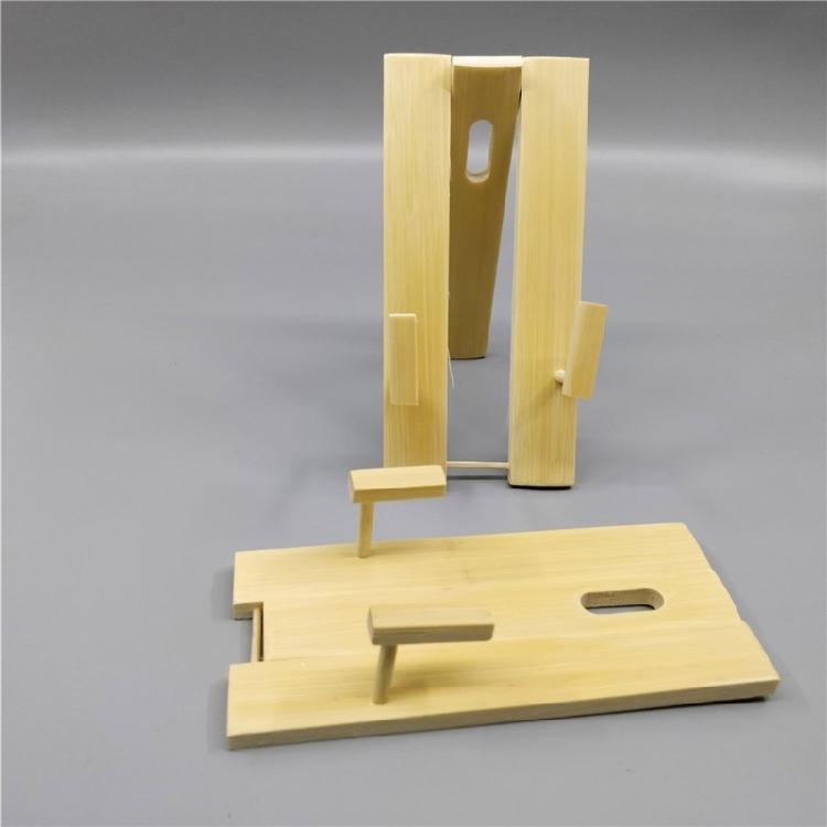 Wood Folding Fan Display Stands Pack of 2 Chinese Hand Fan Holder Rack Tabletop Display for Collectors and Enthusiasts