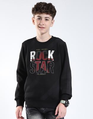 Boys Round Neck Full Sleeve Sweatshirt