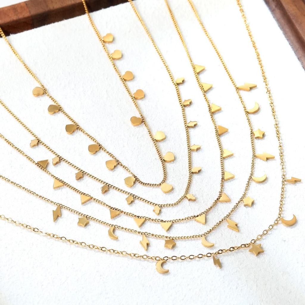 Simple And Versatile Rectangle Pendant Necklace Minimalist Luxury Women's Jewelry Accessory