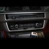 Stylingový Rám Dekorace Panelu Multimédií AC CD Konzole Páska Samolepka Pro BMW Řady 5 F10 Interiérové Doplňky