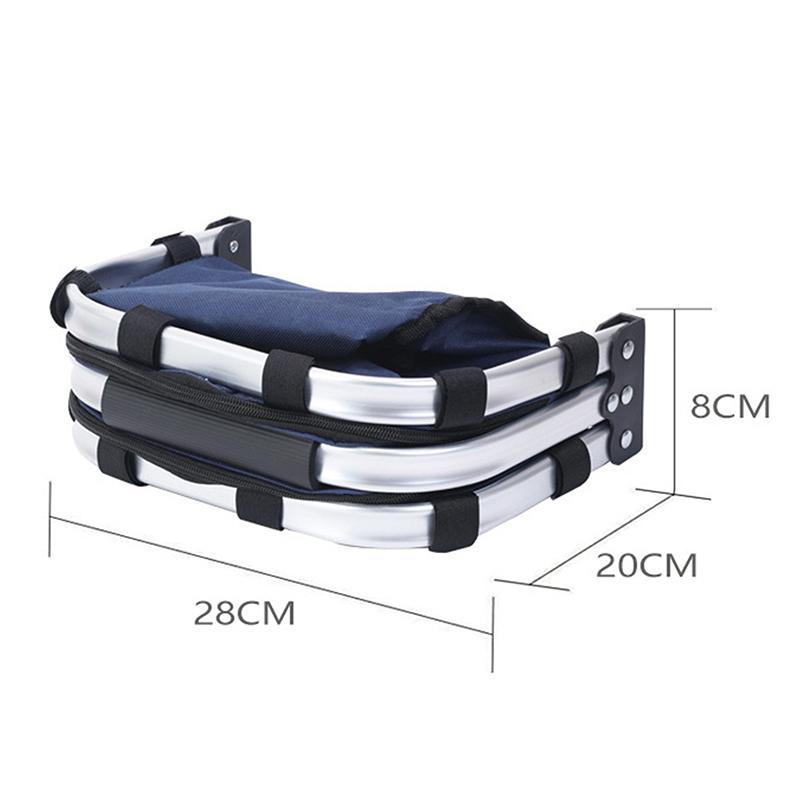 Folding Picnic Basket Conveniently Transport Meals Folding Insulation Bag Shopping Baskets Durable Food Basket