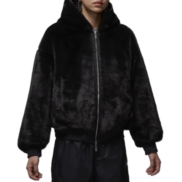 

Жіноча куртка Jordan Therma-FIT двостороння з капюшоном на блискавці, вільного крою, тепла, зі штучного хутра HV0358-010 L