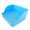 Pet Cat Rabbit Toilet Mesh Square Potty Trainer Rat Hamster Corner Litter Box