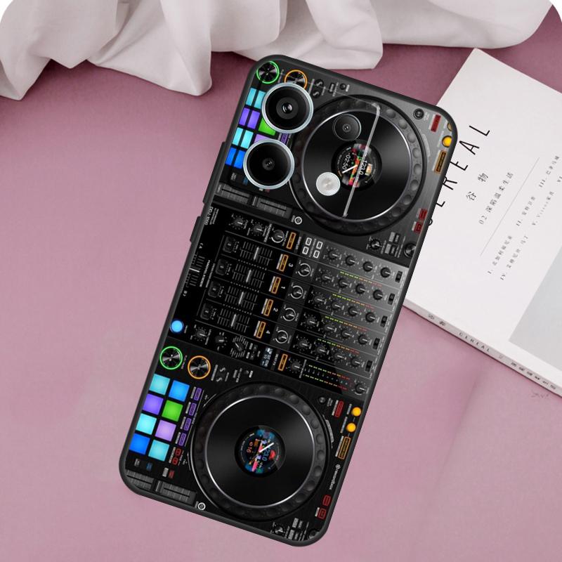DJ Mixer Deck Controller Case For Xiaomi Redmi Note 12 11 9 10 13 Pro Plus 12S 11S 10S 9S Redmi 13C 9C 10C 12C Cover