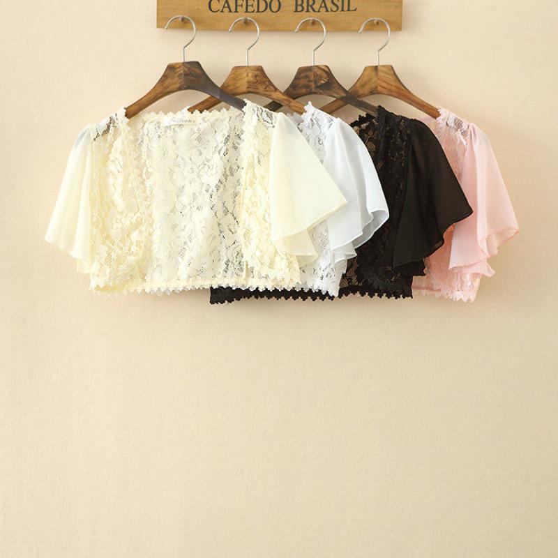 Damen Chiffon Schultertuch - Sonnenschutz Fledermaus Cardigan