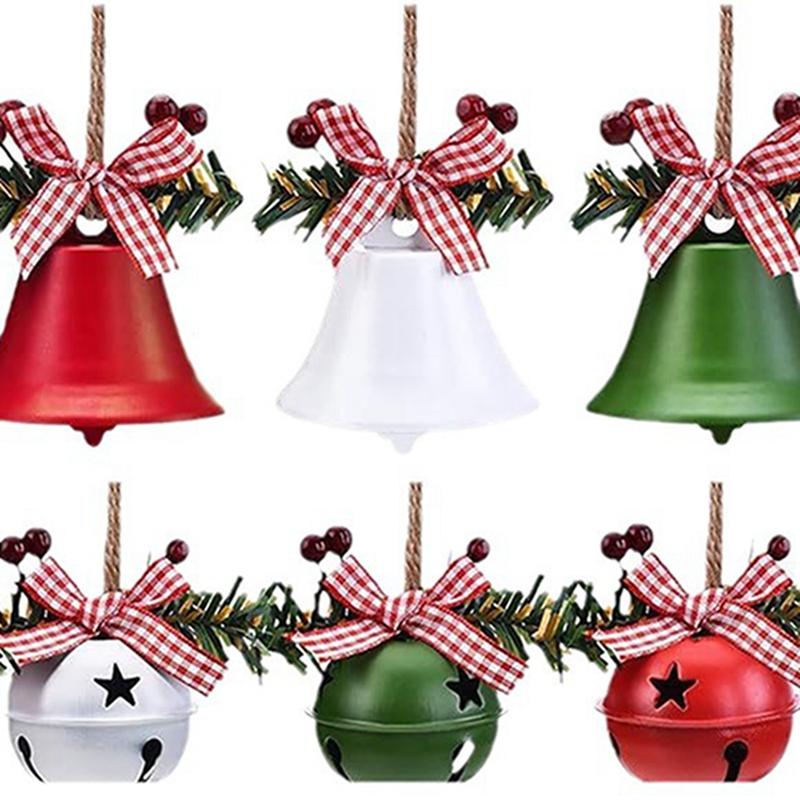 Christmas Bell Pendant Christmas Tree Pendant Decoration New Year 2025 Festival Party Merry Christmas Decoration for Home 2025
