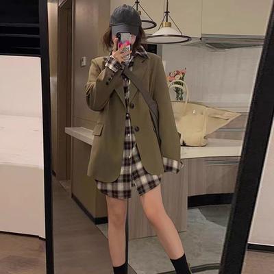 Chic and Elegant Ladies' Short Suit Jacket with High-end Vibes for Early Spring, Trendy Korean Style Suit Perfect for Petit