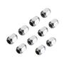 Hex 17mm M10x1.25 Lug Nuts ATV & UTV Wheel Accessories Parts Chrome Flat Seat Wheel Lug Nuts 26mm
