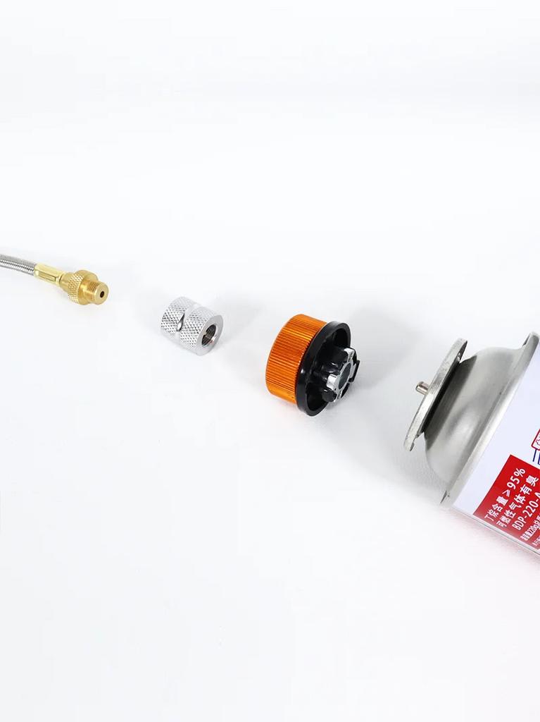 Outdoor Camping Gas Stove Propane Refill Adapter Tank Coupler Adaptor with Flat Air Connector Female Port