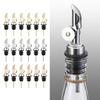 6Pcs Weighted Stainless Steel Pourer Spouts Auto Flip Oil Dispenser Spouts Liquor Bottle Pourers for Liquid Vinegar