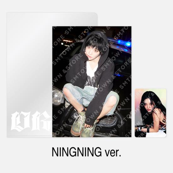 aespa Dirty Work Postcard + Hologram Photo Card Set