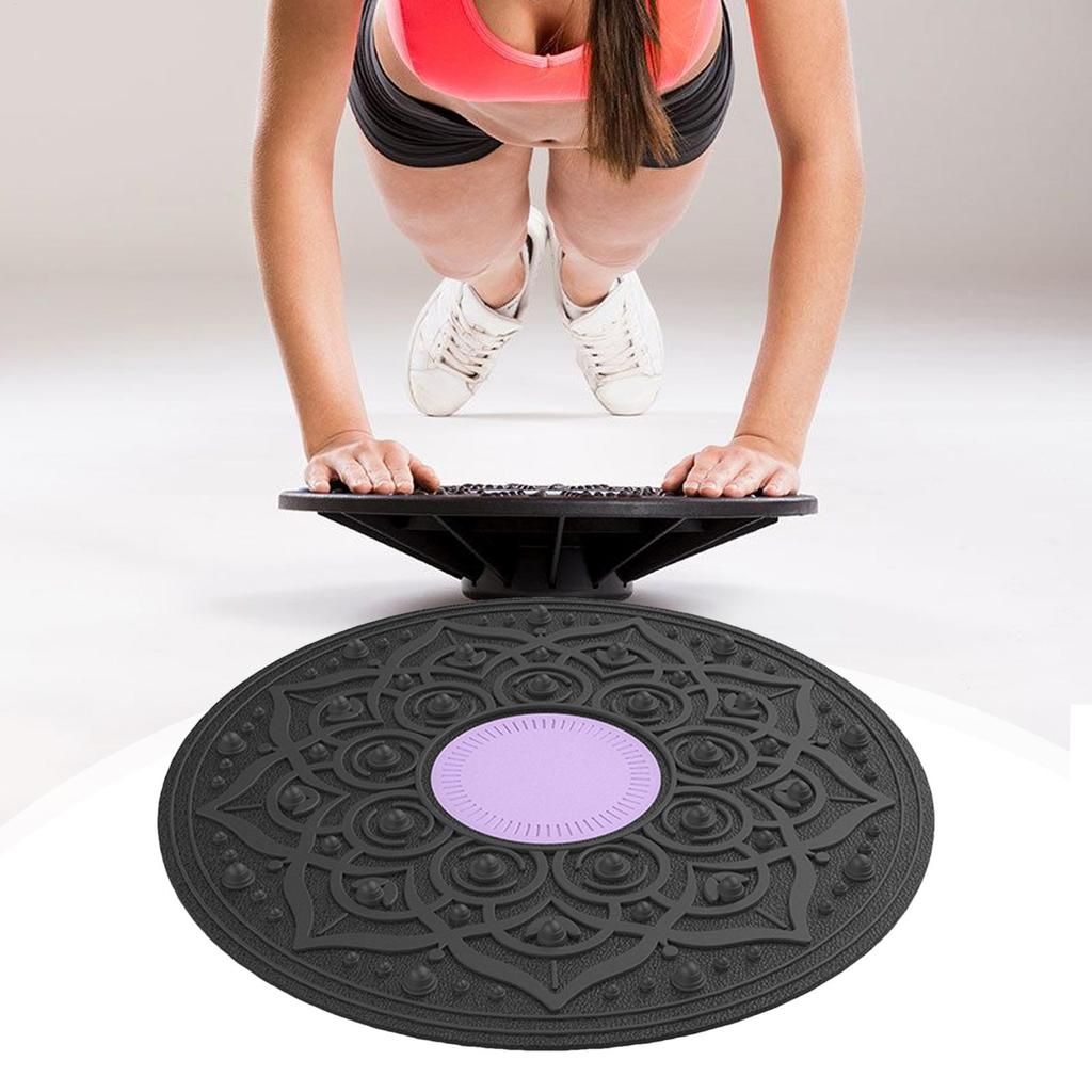 Wobble Balance Board Yoga Swing Balance Board Portable Balance Exerciser Stability Board for Core Training