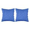 3D Soft Plushes Faux Furs Throw Pillow Cover, Comfortable Pineapple Grid Turtles Pattern Velvets Cushions Sleeve for Ages