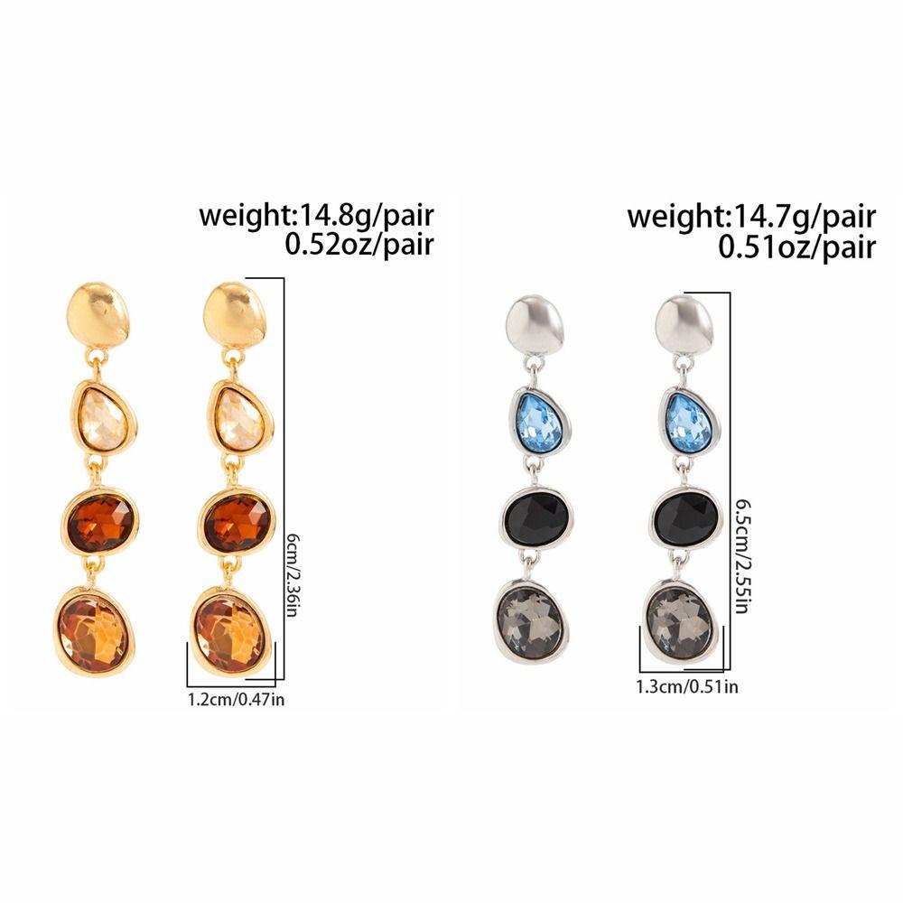 Charm Waterdrop Earrings Geometric Tassel Long Dangle Earring  Beach