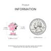 Charms Copper Pink Luminous Dog Paw Bone Beads Fit Charms Plata Original Bracelet Beads Women Jewellery Making Diy