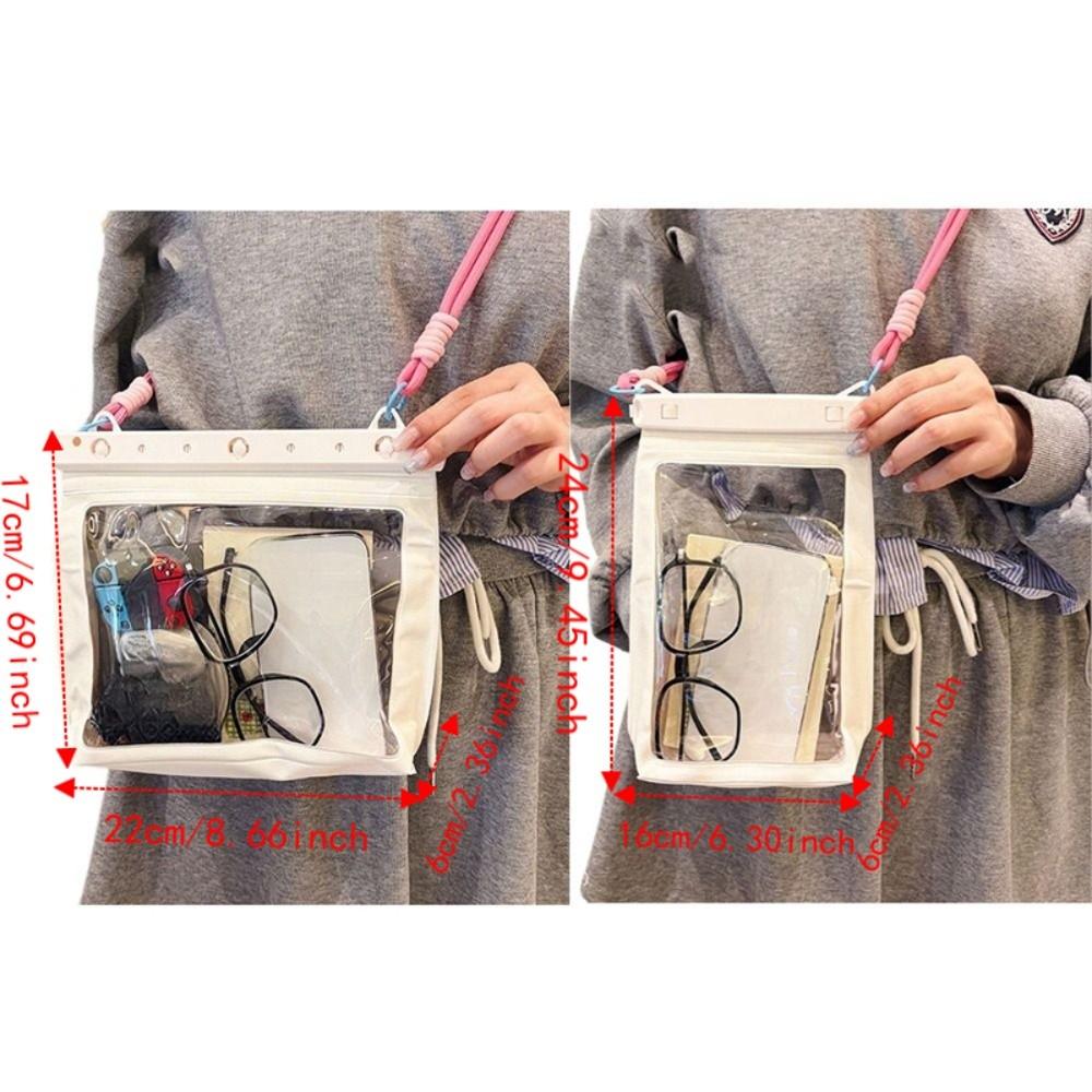 Adjustable Strap Waterproof Phone Bag Transparent Clear Swim Phone Cover Swimming