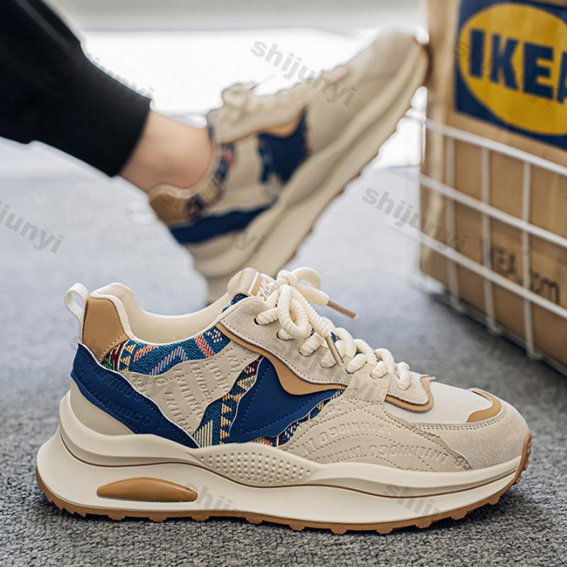 Fashion Men's Shoes 2025 Spring New Fashion Casual Shoes Men Comfort Platform Man Anti-slip Wear-resistant Sport Shoes Zapatillas Hombre