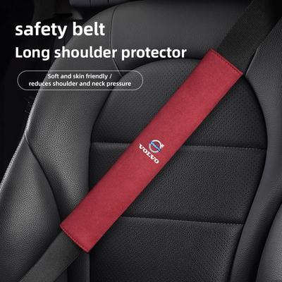 Exclusive Seat Belt Shoulder Protection Leather Covers For Xc60 Xc90 V40 V60 S60 V50 V90 S80 C40 XC40 V70 XC70 C30 Rdesign