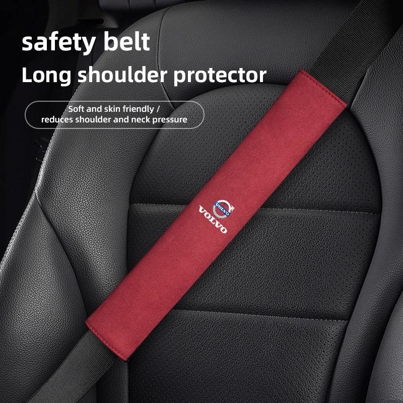 Volvo Exclusive Seat Belt Shoulder Protection Leather Covers For Xc60 Xc90 V40 V60 S60 V50 V90 S80 C40 XC40 V70 XC70 C30 Rdesign