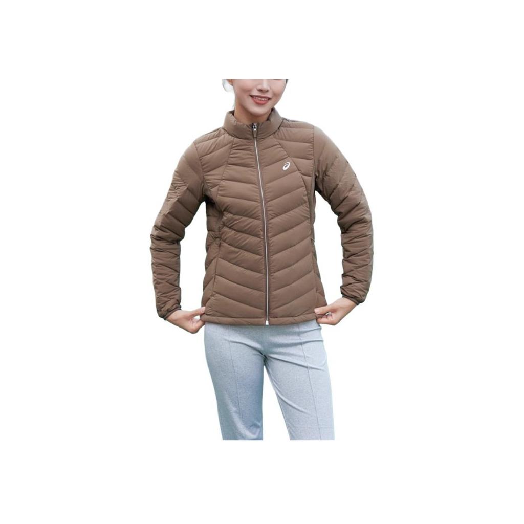 Asics Lightweight Warm Stand Collar Zipper Slim Fit Long Sleeve Down Jacket Women Outerwear 2032D407-200