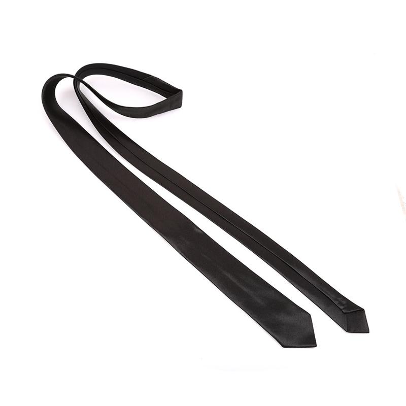 

Tie For Men Formal Skinny Size Neckties Classic Men s Solid Colorful Wedding Ties Pre-tied Groom Gentleman Gift Party чёрный
