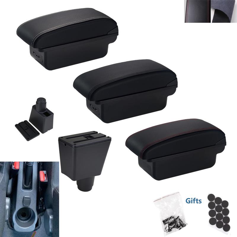 For Renault Logan 2 Armrest Box For Dacia Logan 2 Dokker Renault Sandero 2 Car Armrest Interior Retrofit Accessories Storage Box