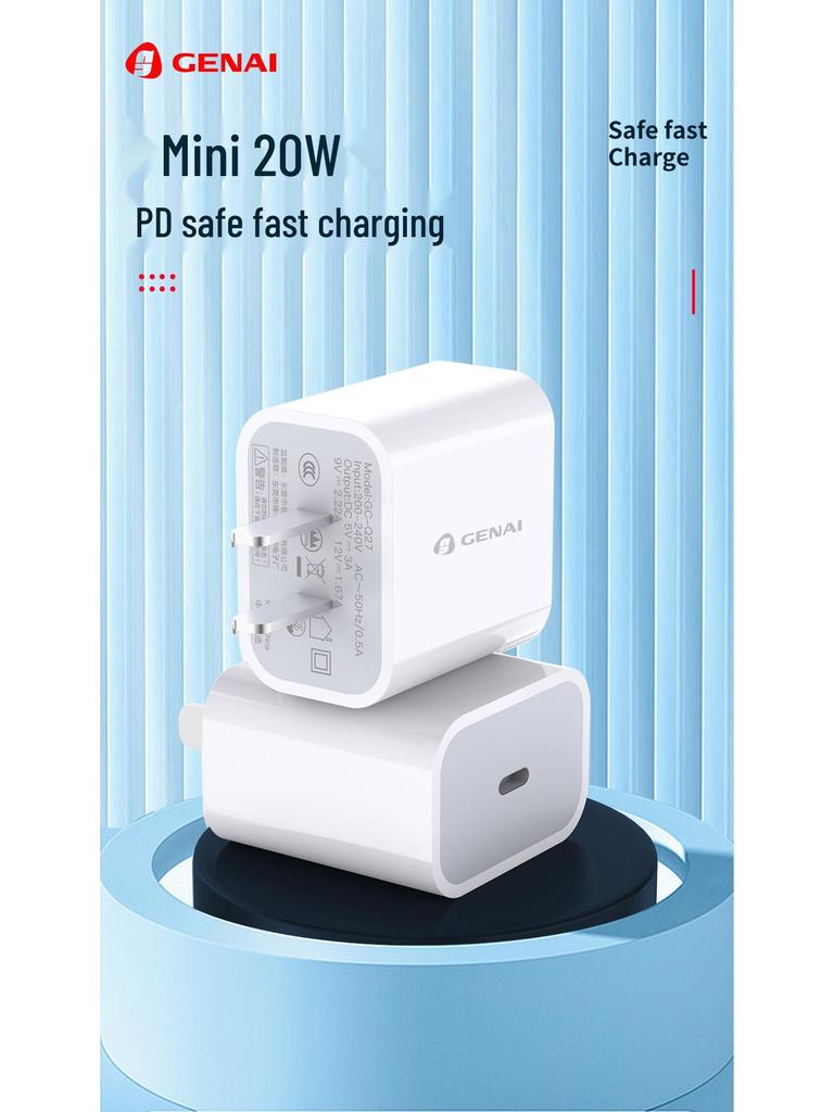 PD 20W Fast Charger, 3C Certified, Single Port for iPhone 14/13/11