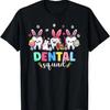 Funny T Shirtth Dental Squad Dentist Happy Easter Day Womens Shirt